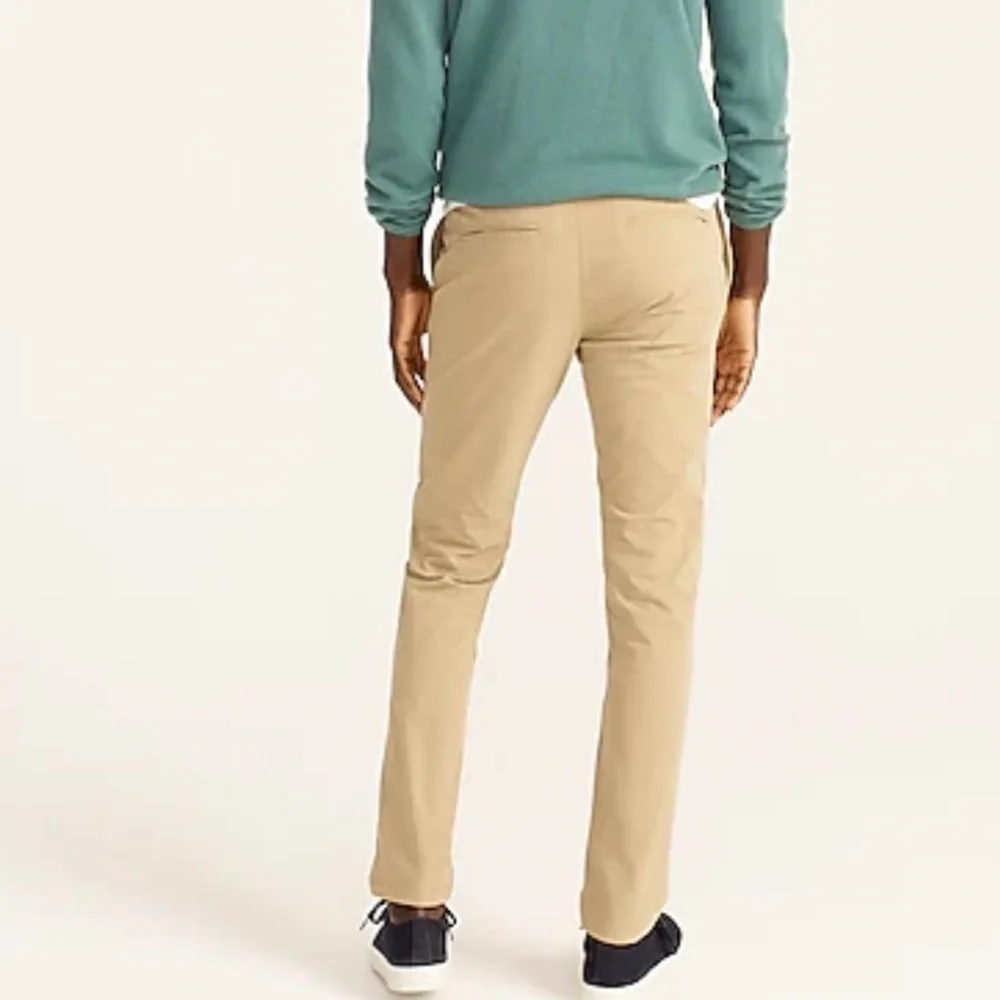 j crew 484 slim fit tech pants khaki tan